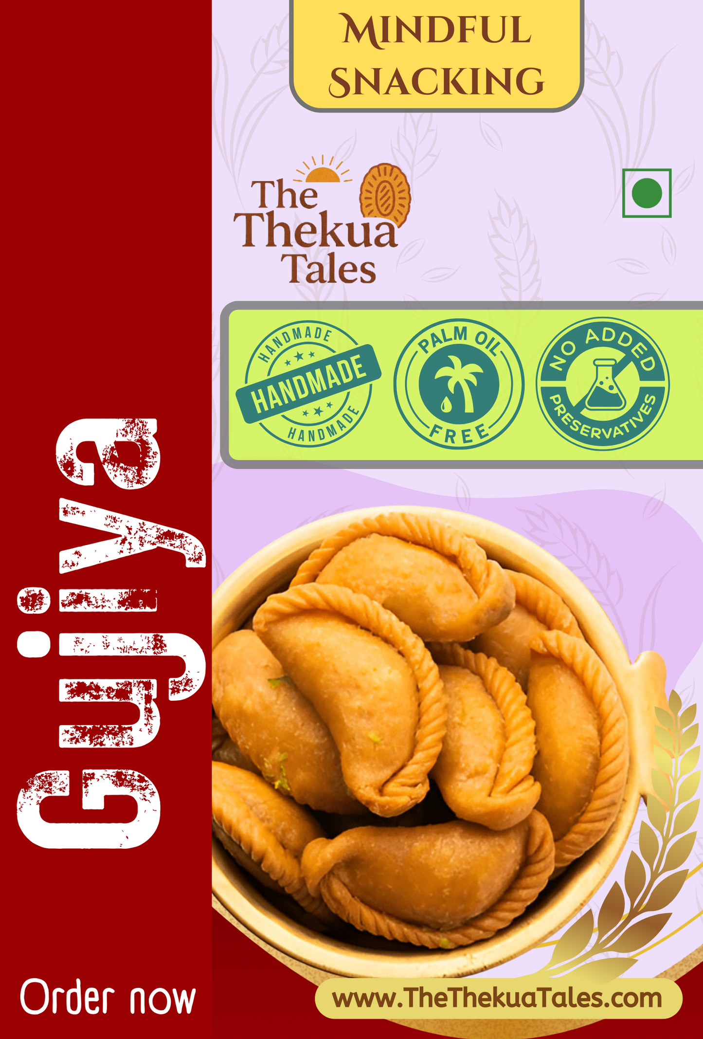 Premium Rawa Gujiya