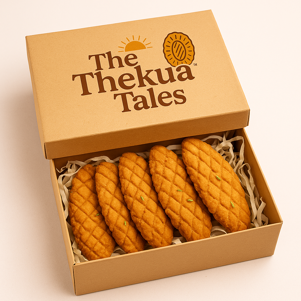 Atta and Jaggery Thekua!